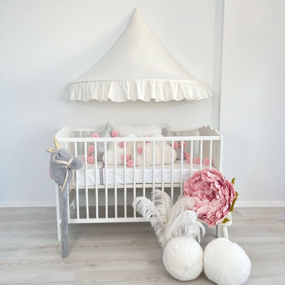 Kids Bed Canopy CUTICATE With Hanging For Baby Crib Nook
