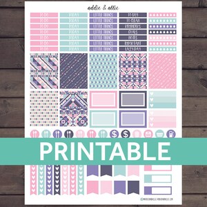 Aztec Stickers, Aztec Planner Stickers - WS003