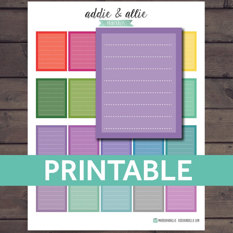 Full Box Stickers, Erin Condren Full Box Stickers, Planner Stickers ...