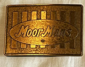 Mercedes J. Franklin Brass/abalone Inlaid Belt Buckle A821q  display picture 3