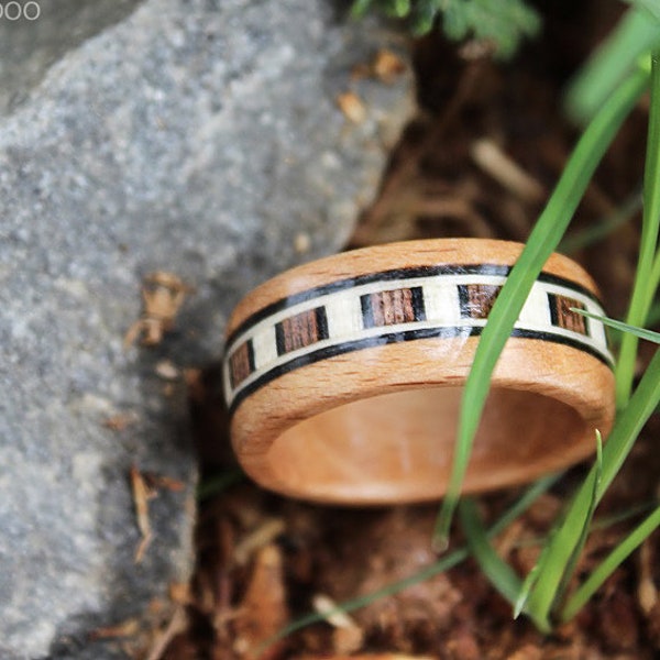 Mens Wooden Ring Etsy