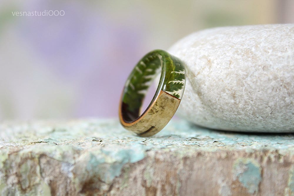 Men's Fern Ring - Etsy