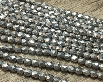 Zilver 4 mm vuurgepolijst