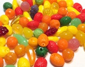 Czech glass fruit bead mix 25pcs.