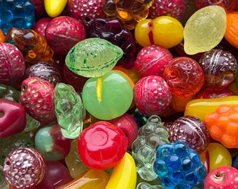 Czech Glass Fruit Bead Mix 25pcs.