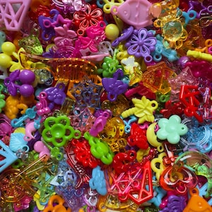 Acrylic Charm Mix 100 grams Kawaii Mix Charms
