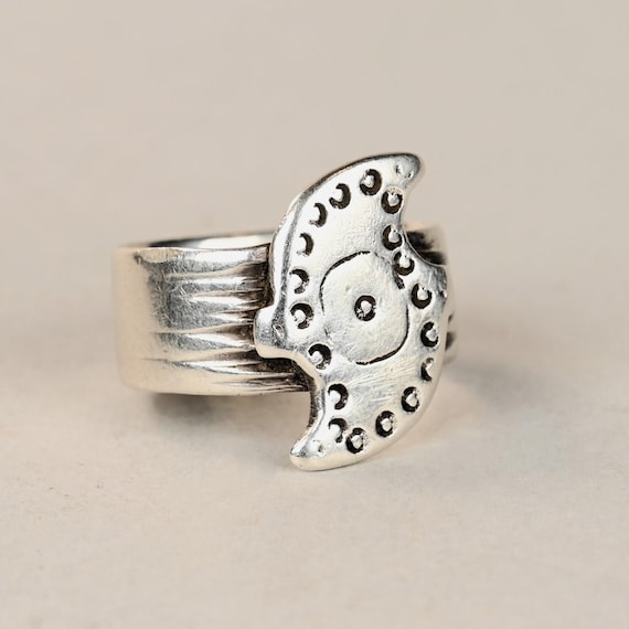 Old high.grade silver Berber ring - image 3