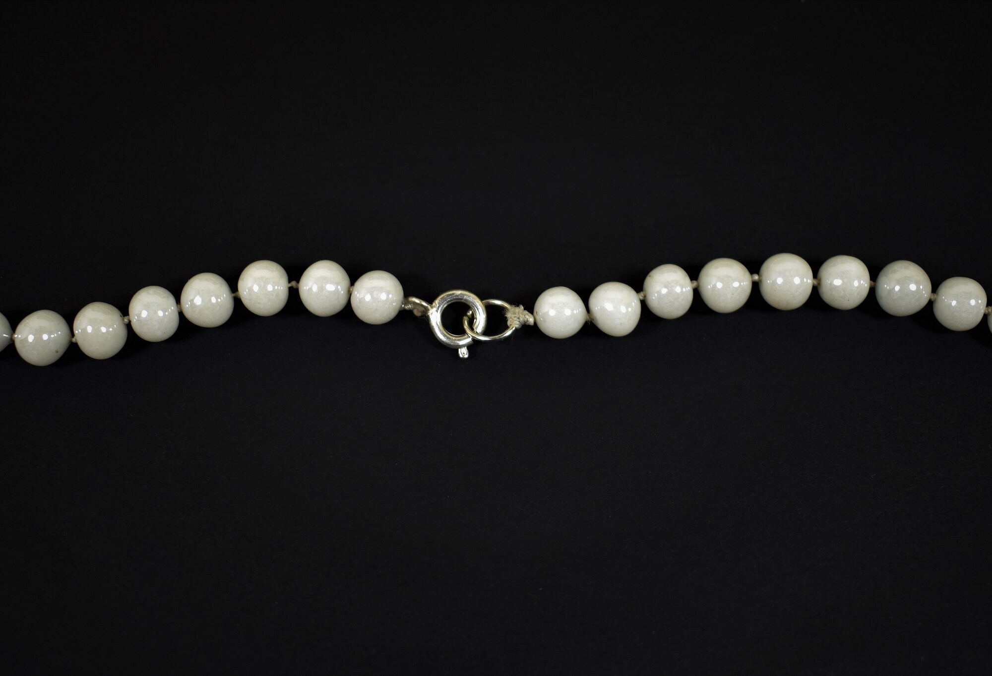 Antique Glassware Beads Necklace Long Necklace Etsy