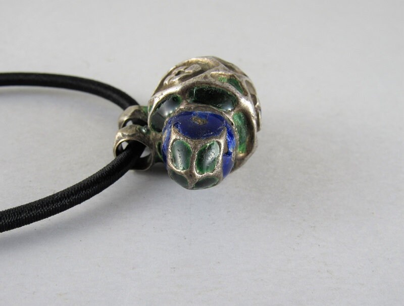 Collier Ethnique Ancien Argent Sterling De Multan Pakistan - Fin 19ème Début 20ème Siècle