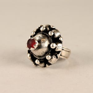 Beautiful solid silver Pashtun ring - Pakistani silver ring - Pashtun jewelry