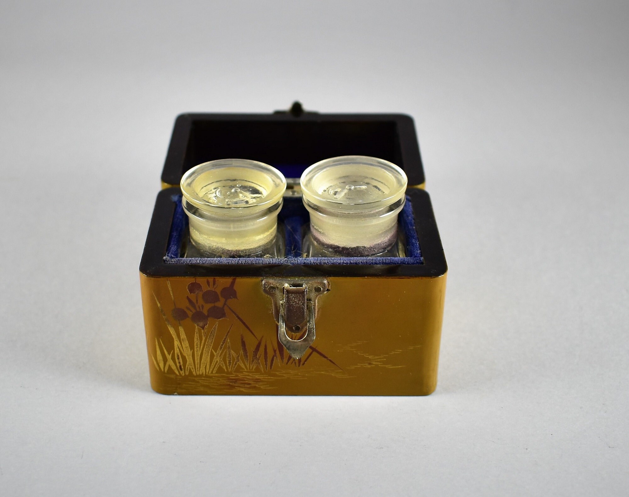 Antique Japanese Perfume Holder Lacquer Box Etsy