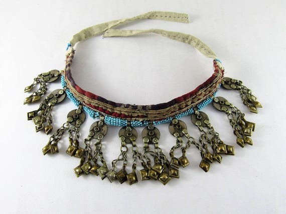 Kuchi choker necklace - Kuchi charms, pendants - A