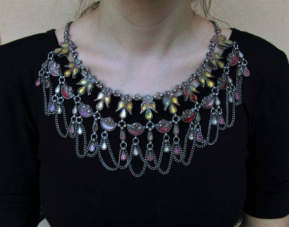 Antique Mughal necklace - Indian jewelry - Ethnic