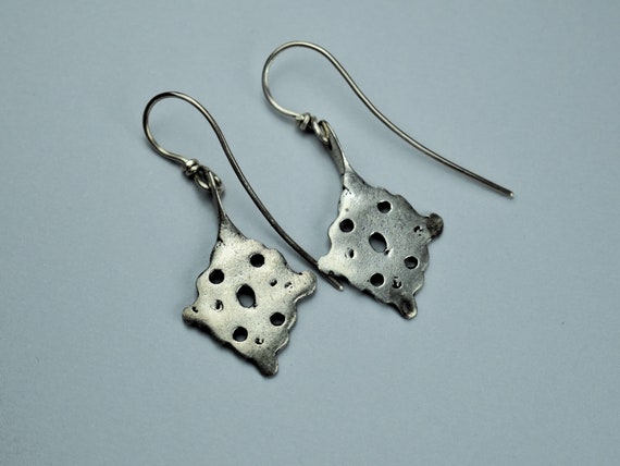 Old berber silver earrings - image 3