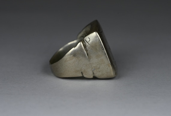 Antique solid silver Tuareg ring - image 6