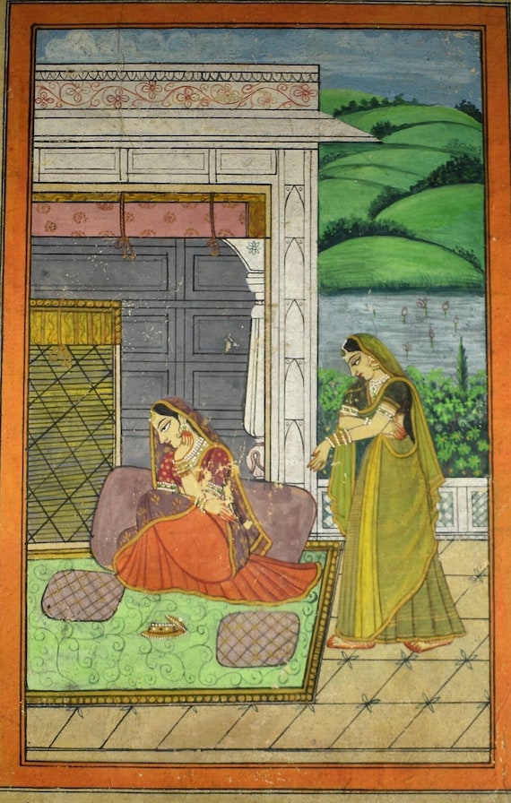 Bikaner Old Miniature Painting - Etsy
