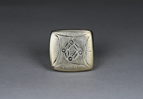 Antique solid silver Tuareg ring - image 5