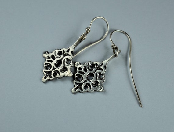 Old berber silver earrings - image 2