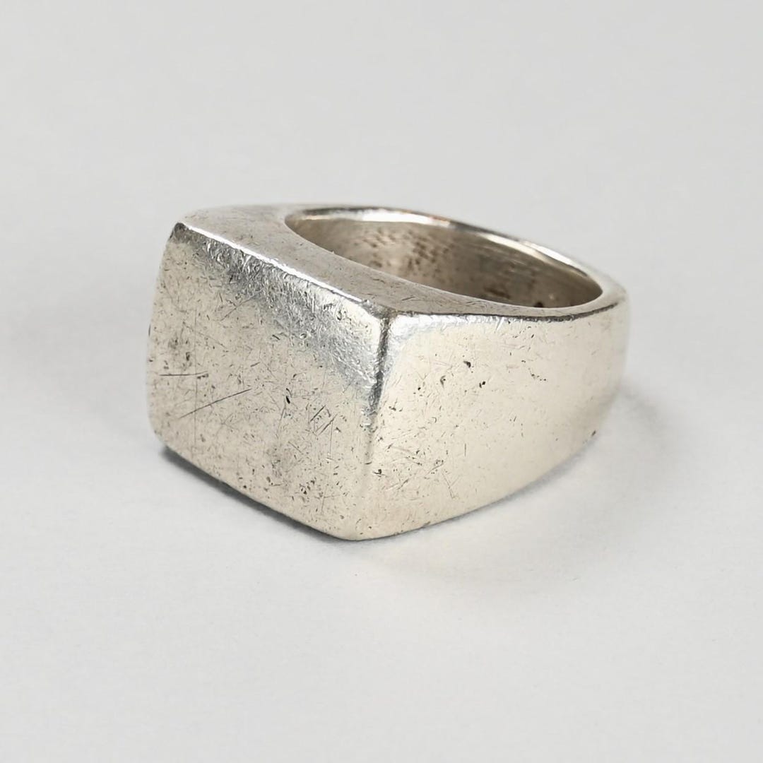 Antique Men’s Ring in Solid Silver - African Silver Ring - Etsy