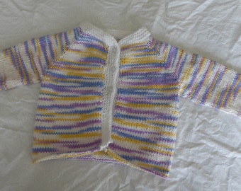 Pastel Variegated Baby Sweater