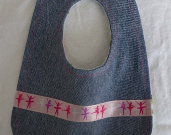 Denim Ballerina Bib