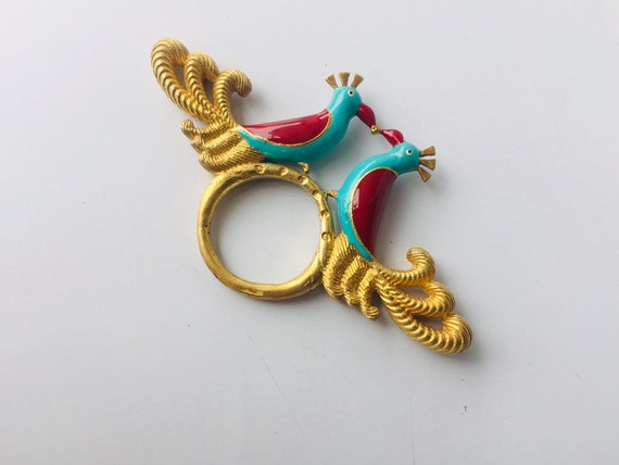 African Love Bird Aluminum Close Ring -1Pic – Parrot Dipankar