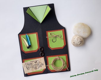 Download Fishing Vest Card Etsy