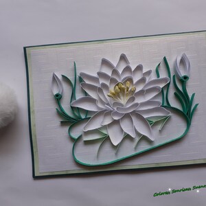 Lotus Blossom Lariat Necklace from The Art of Quilling Pap…