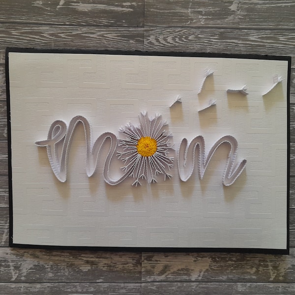 Pop up Mothers day card, Dandelion, Card for mom, Mom birthday, Thank you card, Anniversary card, Quilling art, Best mom ever