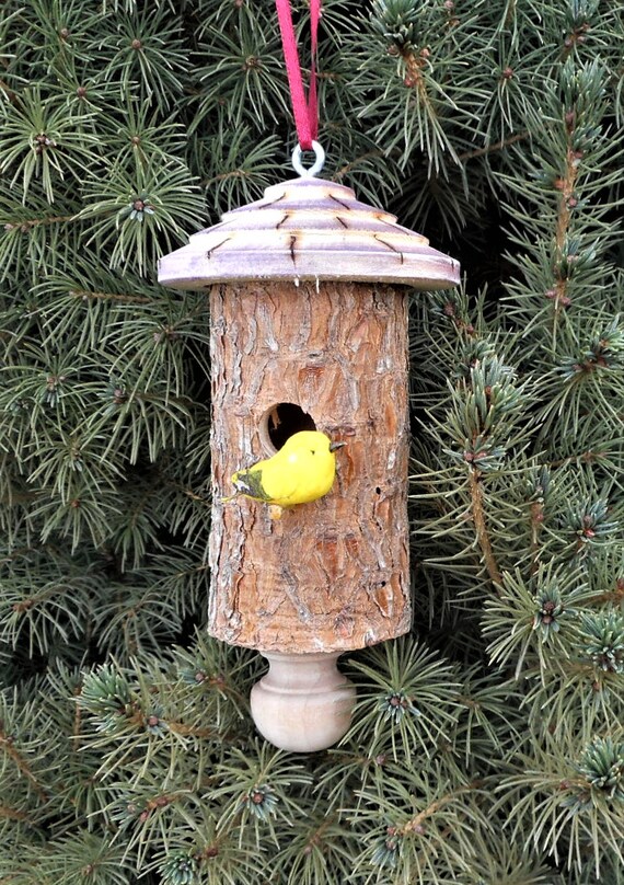 Unique Bird Housebird House Ornamentbirdhouse Etsy