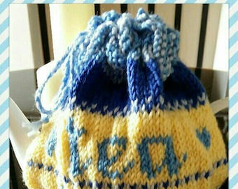 Hand knitted tea cosy
