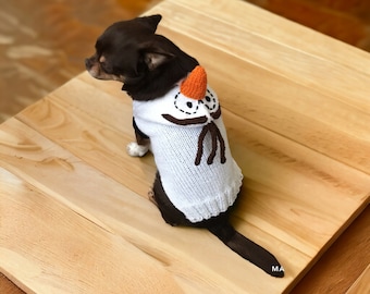 Snowman olaf dog costume