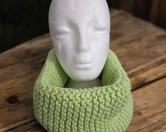 Chunky apple colour handmade  snood