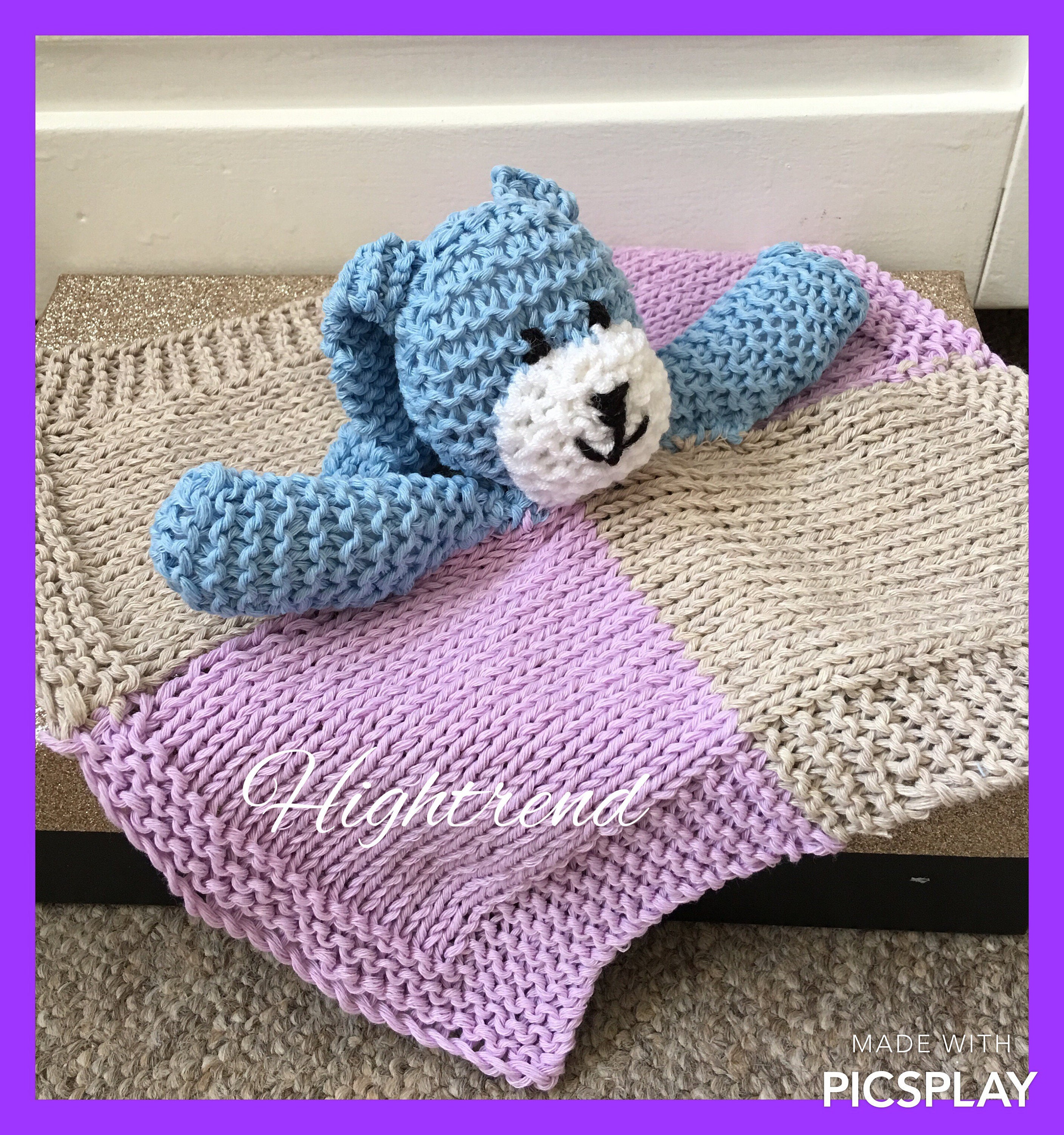 Baby Comforter 100cotton Etsy UK