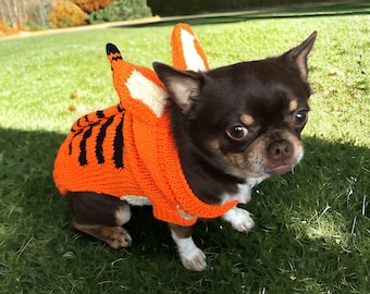 Tigger dog outfit