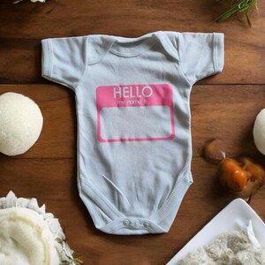 Newborn personalized name vest