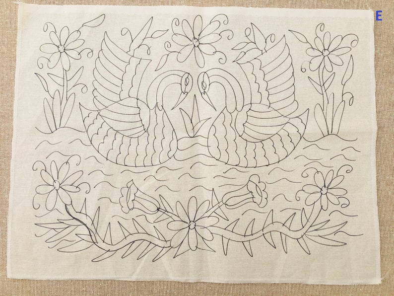 Otomi Stamped Embroidery Mexican DIY Embroidery Pattern