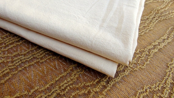 Embroidery Fabric PACK OF 3 Fabric Squares Unbleached Cotton