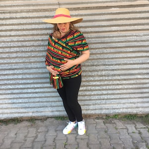 Portador de bebé XL, Envoltura tejida para bebé, Cabestrillo de rebozo mexicano, Porteo, Regalo de ducha de bebé, Regalo de bebé nuevo, Envoltura de bebé, Tejido a mano, Decoración de México