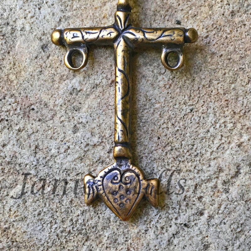 Old Cross Pendant Etsy