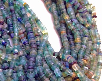 Ancient Roman Glass Strand of Heishi Beads