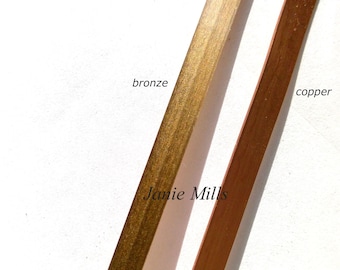 Copper or Bronze Bezel Wire Strip 3/16 inch