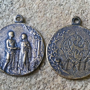 Bedelhanger Garden of Eden Huwelijk bruiloft brons of sterlingzilver