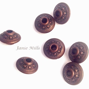 Bead metal bicone 9x4mm pkg of 20 pc
