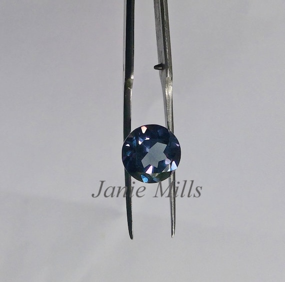 Tanzanite faceted lab gemstone oval 6x8mm or 8x10mm