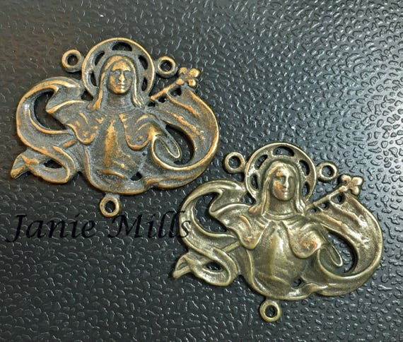 Medalla juana de arco joyas Medalla Juana de Arco 18mm