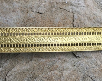 Lamp Banding Pierced Brass 3/4 inch Metal Craft Texture for Rolling Mill