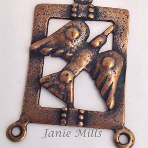 Medal Bronze Holy Spirit Dove Rosary Center
