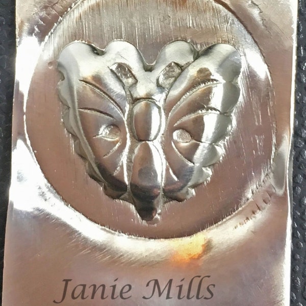 Metal Stamping Butterfly Sterling Silver