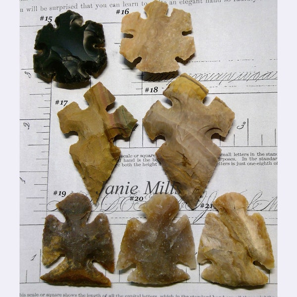 Arrowhead Agate Flint Choice of styles